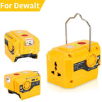 For Dewalt Battery Power Supply Inverter DC 18-20V AC 120V/220V Dual USB Outdoor Camping Battery Adapter Power Tool Accessories