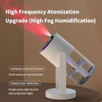 MistGlow 280ML Air Humidifier – Desktop Humidifier with Projector, Adjustable Light & Auto Off for Home & Office