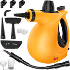 Pressurized Handheld Steam Cleaner & Rechargeable Spin Scrubber